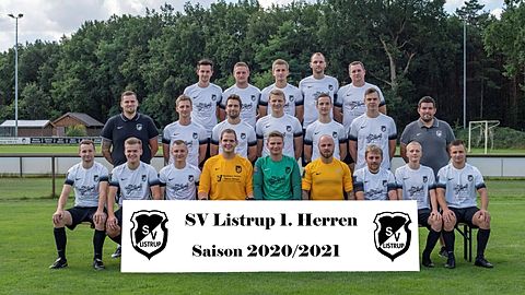 Mannschaftsfoto 1. Herren SV Listrup 2020/2021