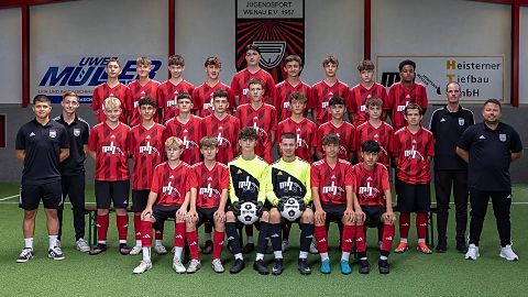 Mannschaftsfoto: B-Jugend (U16) II - Jugendsport Wenau - Saison 25/26