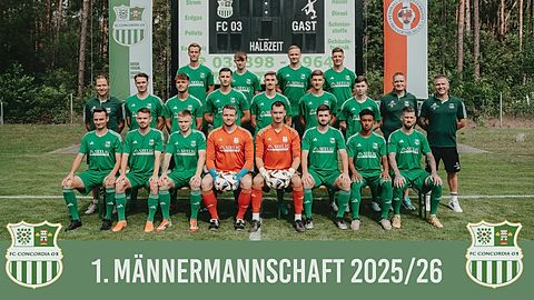 Mannschaftsfoto: Herren - 1. Mannschaft - FC Concordia Buckow/Waldsieversdorf 03 - Saison 25/26