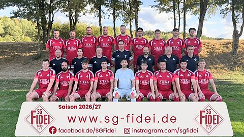 Mannschaftsfoto: Herren - 1. Mannschaft - SG Fidei 2015 - Saison 26/27