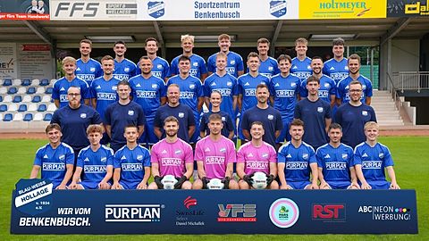 Mannschaftsfoto: Herren - 1. Mannschaft - Blau-Weiss Hollage - Saison 26/27