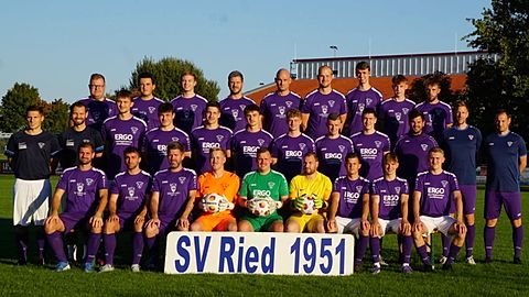 Mannschaftsfoto: Herren - 1. Mannschaft - SV Ried 1951 - Saison 25/26