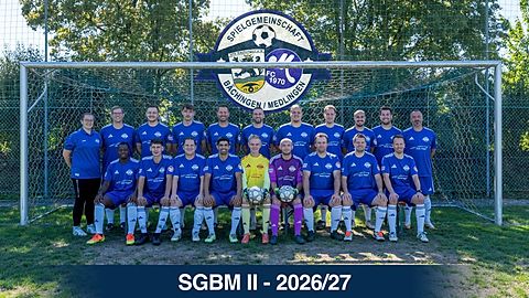 Mannschaftsfoto: Herren - 2. Mannschaft - VfB Bächingen - Saison 26/27