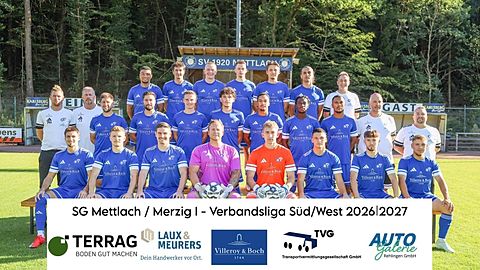 Mannschaftsfoto: Herren - 1. Mannschaft - SV Mettlach - Saison 26/27