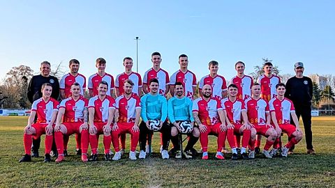 Mannschaftsfoto: Herren - 1. Mannschaft - FSV Rot-Weiß Alsleben - Saison 25/26