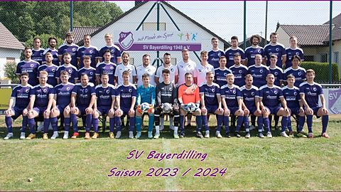 1. & 2. Mannschaft des SV Bayerdilling - Saison 2023/2024.