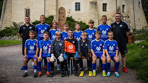 Mannschaftsfoto: D-Jugend (U13) - SV Germania 08 Roßlau - Saison 25/26