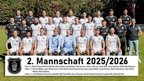 Mannschaftsfoto: Herren - 2. Mannschaft - VfB Rheingold Emmerich - Saison 25/26