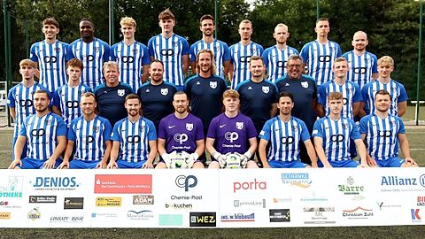 Mannschaftsfoto: Herren - 1. Mannschaft - FC Bad Oeynhausen - Saison 25/26