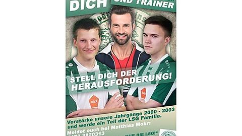 +++ WIR SUCHEN DICH! +++
Werde ein Teil der LSG Lieskau 1920 e.V.

Die LSG Lieskau 1920 e.V. sucht Verstärkung für die neue Saison 2018/19 im A und B-Junioren-Bereich (Jahrgänge 2000 – 2003).

Zusätzlich wird auch eine Verstärkung des Trainerstabes im B-Junioren-Bereich gesucht.

Beide Mannschaften spielen auf Landesebene und trainieren unter optimalen Bedingungen auf Kunst- und Rasenplätzen in Lieskau.

Wenn Interesse besteht einfach eine Nachricht oder Anruf unter:

Matthias Mohr
0173 38 20 313
WIR FRUEN UNS AUF DICH!

#NURDIELSG!
