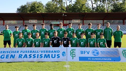 Mannschaftsfoto: B-Jugend (U17) - FC Gundelfingen - Saison 26/27