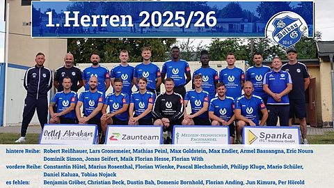 Mannschaftsfoto: Herren - 1. Mannschaft - SG Dölbau - Saison 25/26