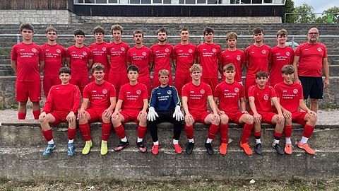 Mannschaftsfoto: A-Jugend (U19) - VfB Oberweimar - Saison 26/27