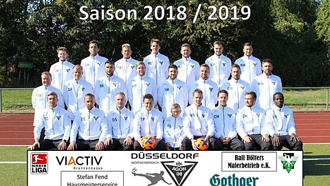 o.R.v.l. Tim Wildraut, Stefan Haferkamp, Pierre Kerschowski, Mike Opdenberg, Kevin Jeschke, Lucas Mensel, Rajmond Maloki
m.R.v.l. Trainer Marc Wilgenbus, Dennis Reinert, Boze Kaleva, Henning Pieper, Andreas Maibaum, Thomas Toborek, Dino Matuszewski, Co-Trainer Markus Niggemann
u.R.v.l. Ricardo Cafaro, Daniel Sieger, Dennis Swoboda, Timm Pitzner, Betreuer Max, Michael Schnieders, Christian Müller, Daniel Kijach, John Mendy