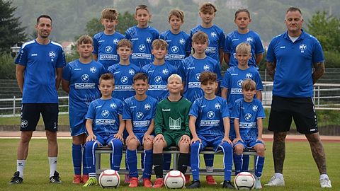 Mannschaftsfoto: D-Jugend (U13) - Blankenburger FV - Saison 25/26