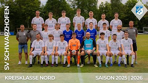 Mannschaftsfoto: Herren - 2. Mannschaft - SV Schwarzhofen - Saison 25/26