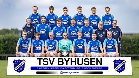 Mannschaftsfoto: Herren - 1. Mannschaft - TSV Byhusen - Saison 26/27
