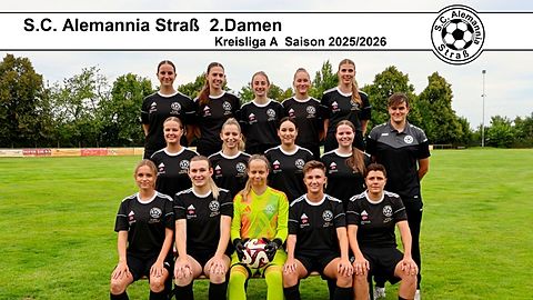 Mannschaftsfoto: Frauen - 2. Mannschaft - SC Alemannia Straß - Saison 25/26