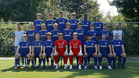 Vordere Reihe von links nach rechts: Ben Horst, Fynn Fruhen, Tobias Müller, Gian-Luca Mariano, Tobias Honacker, Heiko Sonnabend, Kai Langer, Benjamin Zimmermann 

Mittlere Reihe von links nach rechts: Trainer Michele Mariano, Mark Dettmers, Luis Becker, Malte Latosinszky, Leo Stiels, Connor Michaelis, Jan Flitsch, Maiko Becker, Co-Trainer Dominic Geltenpoth 

Hintere Reihe von links nach rechts: Lucas Noczenski, Kai Bleckwedel, Magnus Schlenger, Fabio Mariano, Oumar Balde, Christian Benner

Es fehlen: Tim Couball, Yann Feyen, Nils van Afferden, Niklas Roulands, Tom Berner, Umut Aslan, Josh Arnold, Azad Cengil, Buar Salih, Teammanager Fatih Genel, Teammanager Tobias Hirt