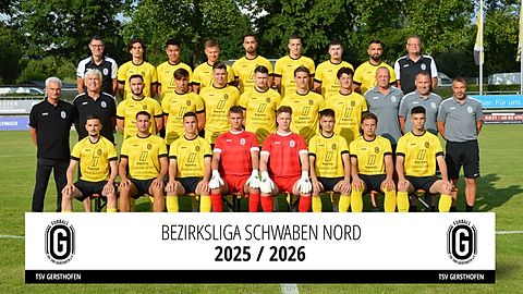 1.Mannschaft Saison 2025/26 Bezirksliga Nord