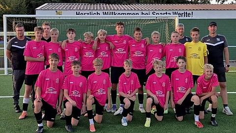 Mannschaftsfoto: C-Jugend (U15) - SV Sparta Werlte - Saison Herbst 26