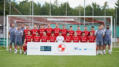 Es fehlen: Marlon Köller, Tim Braun, Luca Krischer,