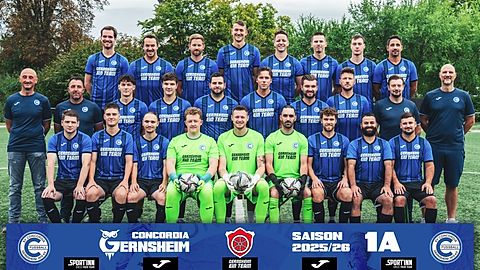 Mannschaftsfoto: Herren - 1. Mannschaft - SV Concordia Gernsheim - Saison 25/26