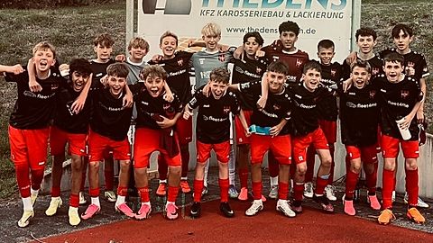 Mannschaftsfoto: C-Jugend (U15) - SC Unterbach - Saison Herbst 26