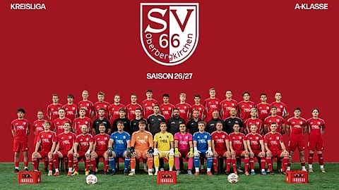 Mannschaftsfoto: Herren - 1. Mannschaft - SV 66 Oberbergkirchen - Saison 26/27