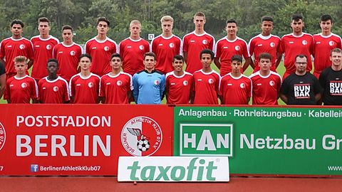 Mannschaftsfoto der U17-Verbandsligamannschaft - Saison 2015/2016