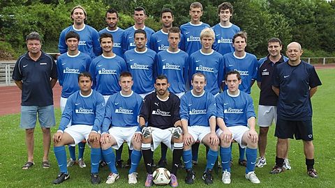 Hinten v.l.: Co-Trainer Wettstein, Bozbay, Darel, Sertemir, Nemeth, Marina-Martin.
Mitte v.l.: SpA Schwarz, Hasecic, Menges, Frey, Saladin, Bölle, Hess, Co-Trainer Kohlroß, Trainer Hermida.
Vorne v.l.: Agis, Schreiber, Öcalan, Ehmann, Rupprecht.     Foto: Pfeifer