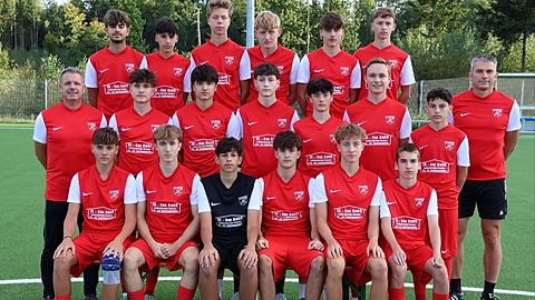 Mannschaftsfoto: B-Jugend (U17) - FC Eging - Saison 25/26
