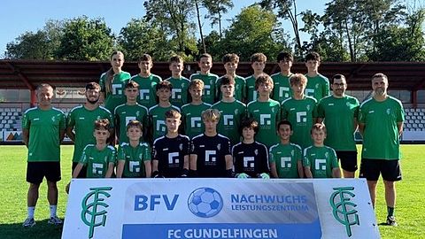 Mannschaftsfoto: C-Jugend (U15) - FC Gundelfingen - Saison 26/27