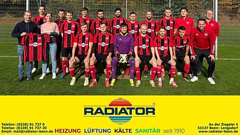 Mannschaftsfoto: Herren - 1. Mannschaft - VfL Lengsdorf 1972 - Saison 25/26