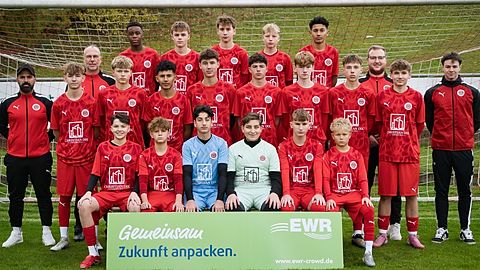 Mannschaftsfoto: C-Jugend (U15) - TSG Pfeddersheim - Saison 25/26