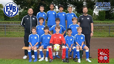 Mannschaftsfoto: D-Jugend (U13) III - FV Biebrich - Saison 25/26