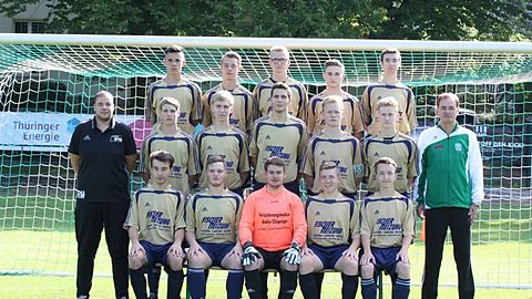 Hintere Reihe v.L.:  Carlo Bartholmeß, Manuel Staatz, Max Knabe,    Johannes Hickmann, Paul Kästner
 
Mittlere Reihe v.L.:  Robert Misewitsch (Co-Trainer), Felix Weichold, Alexander Kohlmann, Leon Harant, Johann Kirchner, Alexander Römer, Jochen Wedekind (Trainer) 

Sitzend v.L.:  Georg Beier, Tony Staatz, Lucas Lincke, Tom Kröber, Hagen Klauer 

Es fehlen.:  Nico Ingber, Lukas Pfeifer
(Quelle: GW Blankenhain)