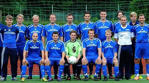 2. Mannschaft der SpVgg Hurst/Rosbach vor dem Finale der Gemeindemeisterschaft 2014