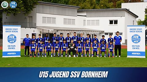 Mannschaftsfoto: C-Jugend (U15) - SSV Bornheim - Saison 25/26