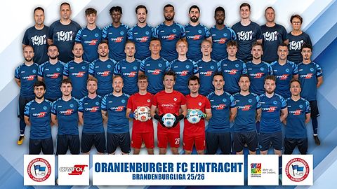 Mannschaftsfoto: Herren - 1. Mannschaft - Oranienburger FC Eintracht 1901 - Saison 25/26