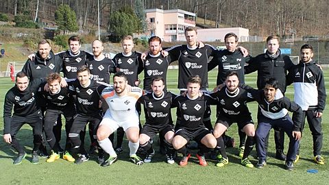 aktueller Kader vor Gruppenliagaspiel gegen SV Unter-Flockenbach am 18.2.2018