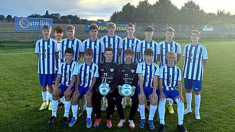 Mannschaftsfoto: C-Jugend (U15) - SG Eintracht Ebendorf - Saison 25/26
