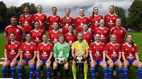 Obere Reihe (von links): Allissa Messaoudi, Viktoria Winter, Lotte Gais, Isabella Crocioni, 
Lena Haslinger, Petra Vukadin, Diana Anic
Mittlere Reihe (von links): Steve Schönberger (Trainer), Corinna Rduch, Lina Hengher, 
Anna-Lena Menz, Leonie Boje, Linda Herbold, Tanja Geier (Tech. Leitung)
Untere Reihe (von links): Helena Schmid, Defne Gündüz, Simone Kristensen, Paula Triller, 
Manuela Holzer, Kristina Gjorgievska, Annika Greß, Kathrin Steiner
Nicht auf dem Bild: Celina Ciesla, Elena Bott, Elisa Kohl, Hannah Baltes, Jana Krischer, Lisa Marek, Louisa Traub, Marina Klein, Sabrina Huber, Sophia Gocek, Matthias Kapfhammer (Tech. Leitung)