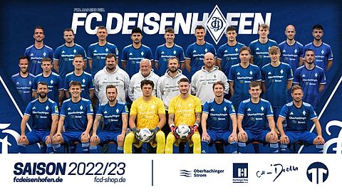 Mannschaftsfoto Saison 2022/23 FC Deisenhofen