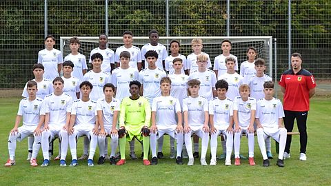 Mannschaftsfoto: C-Jugend (U14) - 1. FC Düren - Saison 25/26