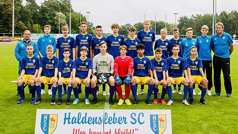 Mannschaftsfoto B-Jugend Verbandsliga Haldensleber Sc e.V.