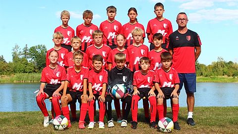 Mannschaftsfoto: D-Jugend (U13) - ESV Lokomotive Güsten - Saison Herbst 25