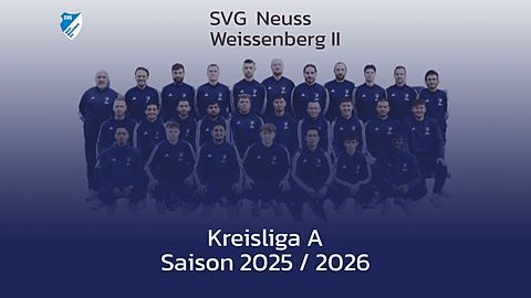 Mannschaftsfoto: Herren - 2. Mannschaft - SVG Neuss-Weissenberg - Saison 25/26