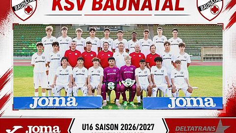 Mannschaftsfoto: B-Jugend (U17) II - KSV Baunatal - Saison 26/27