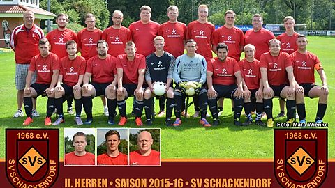 II. HERREN • SAISON 2015-16 • SV Schackendorf
Foto: Wienke